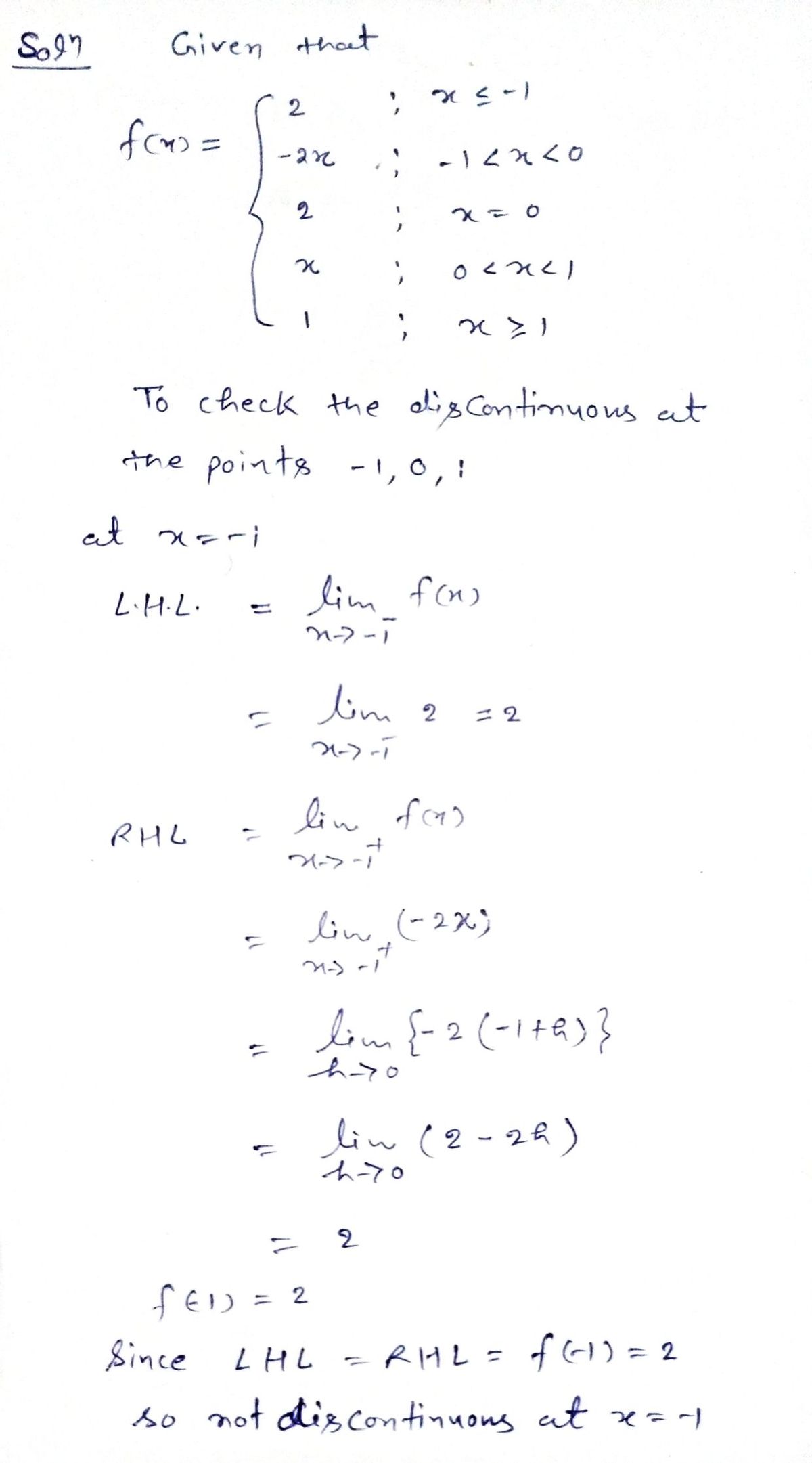 Calculus homework question answer, step 1, image 1